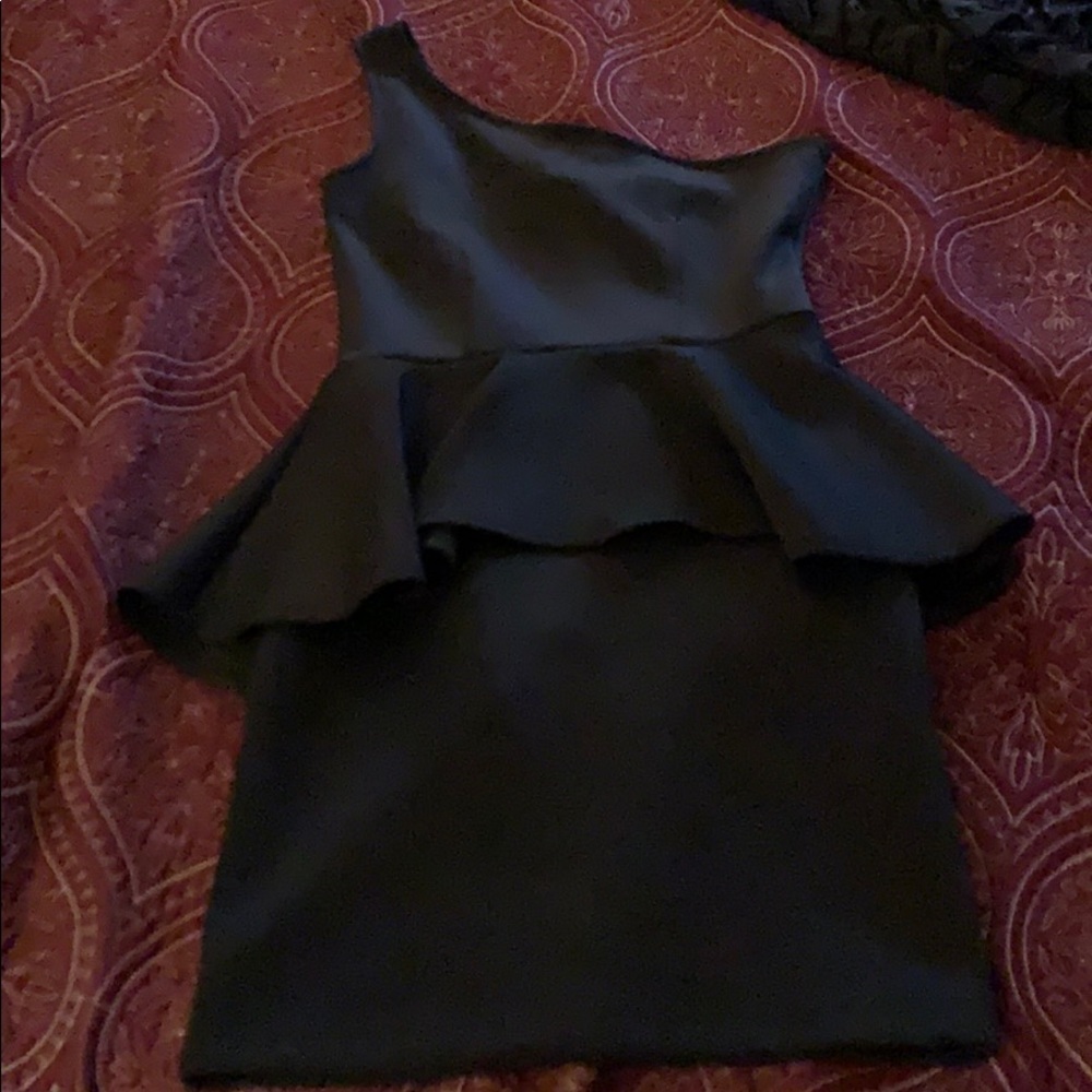 One Shoulder Little black dress!